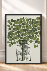 HOMEPACK Ahşap Çerçeveli Tablo Çerçeveli Poster Sanatsal Modern Duvar Dekoru BEK-8322