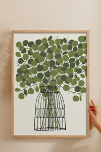 HOMEPACK Ahşap Çerçeveli Tablo Çerçeveli Poster Sanatsal Modern Duvar Dekoru BEK-8322