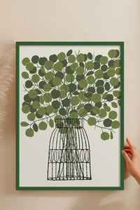 HOMEPACK Ahşap Çerçeveli Tablo Çerçeveli Poster Sanatsal Modern Duvar Dekoru BEK-8322
