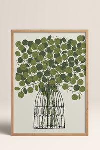 HOMEPACK Ahşap Çerçeveli Tablo Çerçeveli Poster Sanatsal Modern Duvar Dekoru BEK-8322