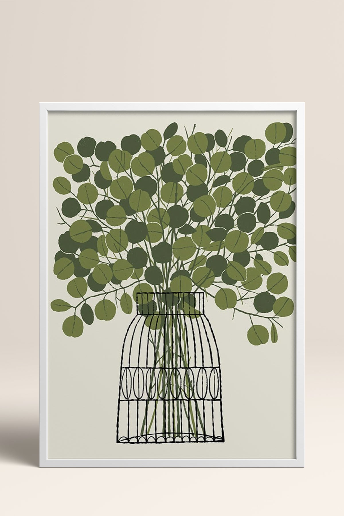 HOMEPACK Ahşap Çerçeveli Tablo Çerçeveli Poster Sanatsal Modern Duvar Dekoru BEK-8322