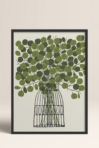 HOMEPACK Ahşap Çerçeveli Tablo Çerçeveli Poster Sanatsal Modern Duvar Dekoru BEK-8322