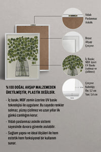 HOMEPACK Ahşap Çerçeveli Tablo Çerçeveli Poster Sanatsal Modern Duvar Dekoru BEK-8322