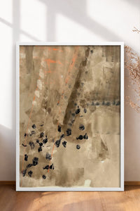 HOMEPACK Ahşap Çerçeveli Tablo Çerçeveli Poster Sanatsal Modern Duvar Dekoru BEK-8323