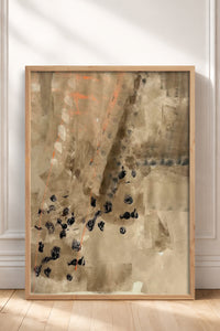 HOMEPACK Ahşap Çerçeveli Tablo Çerçeveli Poster Sanatsal Modern Duvar Dekoru BEK-8323