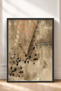 HOMEPACK Ahşap Çerçeveli Tablo Çerçeveli Poster Sanatsal Modern Duvar Dekoru BEK-8323