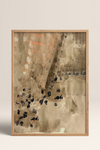 HOMEPACK Ahşap Çerçeveli Tablo Çerçeveli Poster Sanatsal Modern Duvar Dekoru BEK-8323