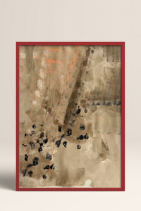 HOMEPACK Ahşap Çerçeveli Tablo Çerçeveli Poster Sanatsal Modern Duvar Dekoru BEK-8323