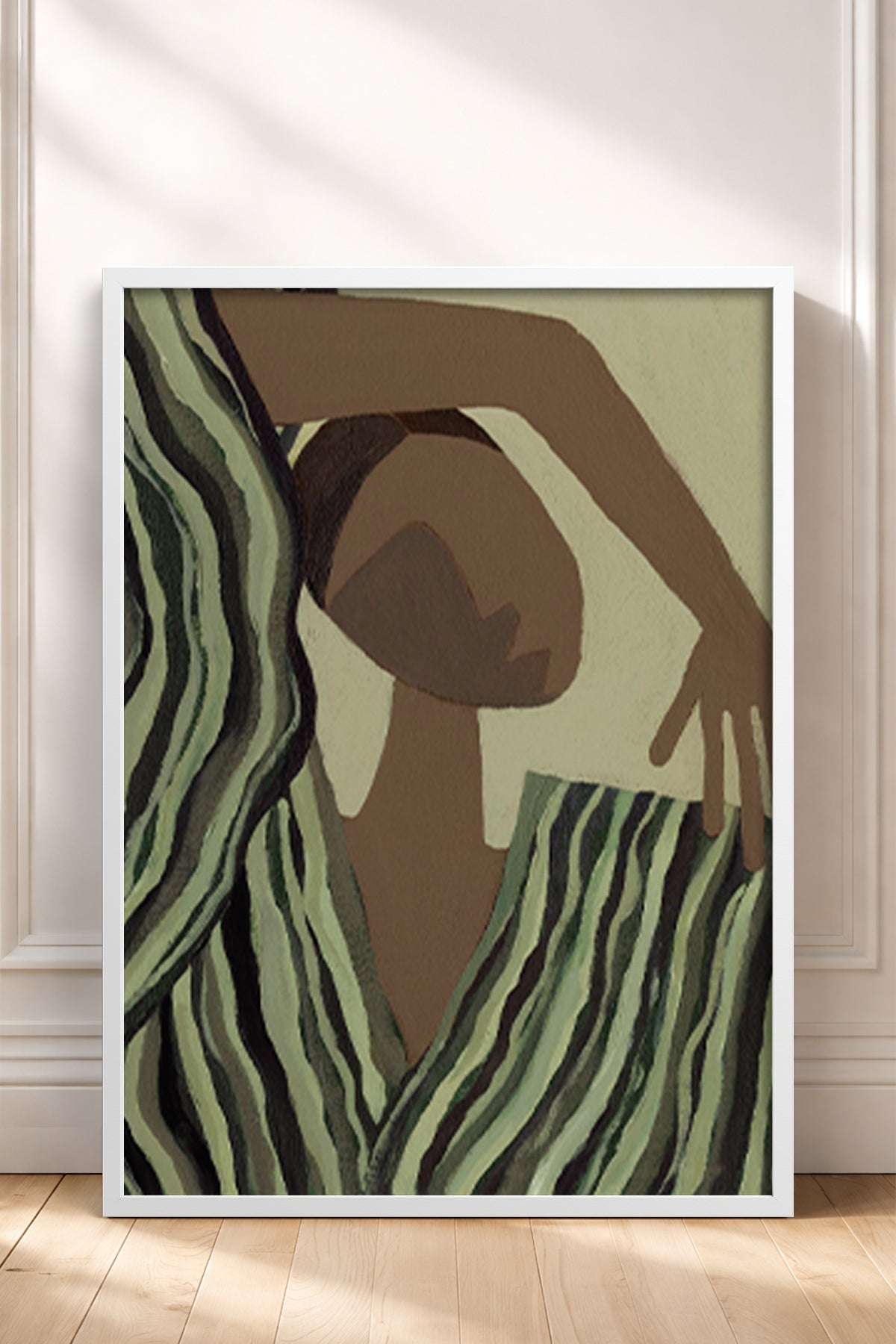 HOMEPACK Ahşap Çerçeveli Tablo Çerçeveli Poster Sanatsal Modern Duvar Dekoru BEK-8324