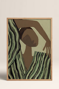 HOMEPACK Ahşap Çerçeveli Tablo Çerçeveli Poster Sanatsal Modern Duvar Dekoru BEK-8324