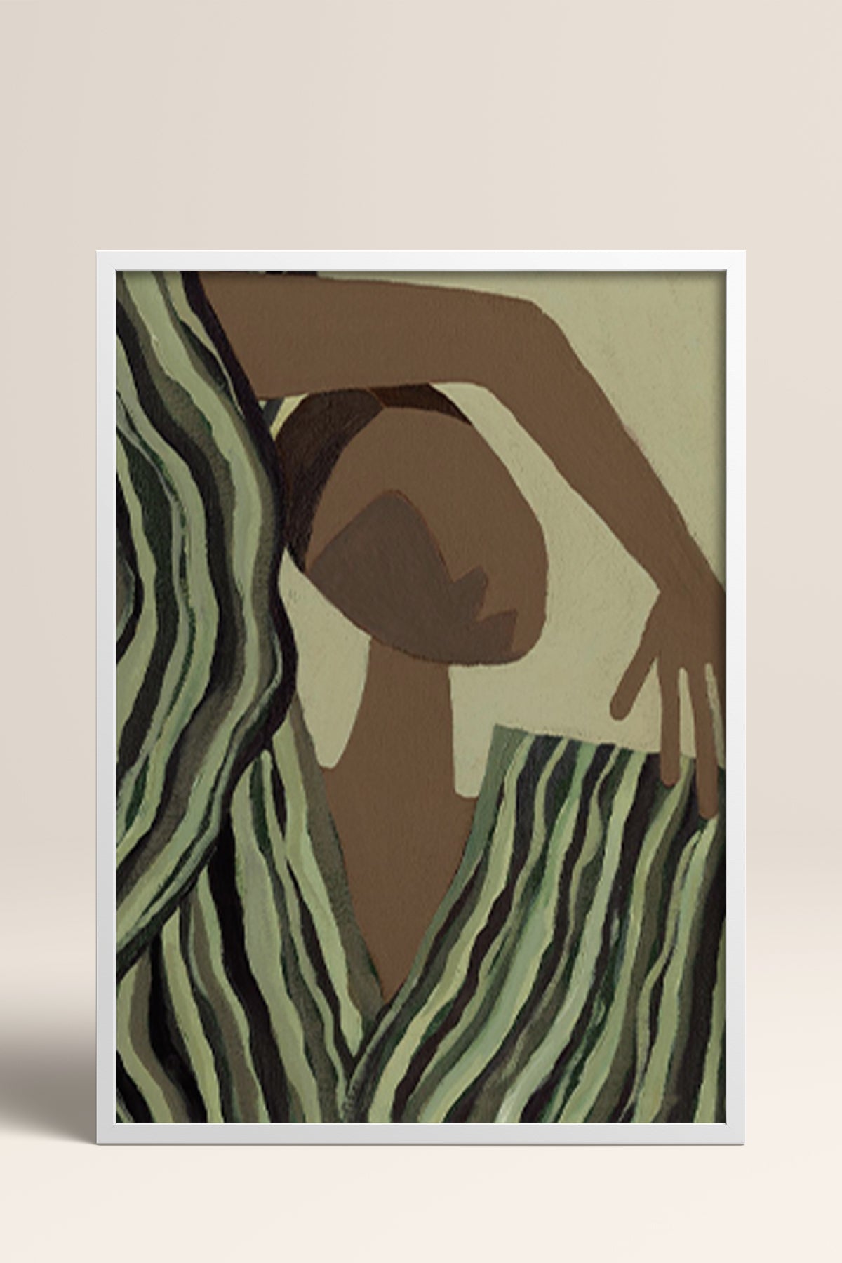 HOMEPACK Ahşap Çerçeveli Tablo Çerçeveli Poster Sanatsal Modern Duvar Dekoru BEK-8324