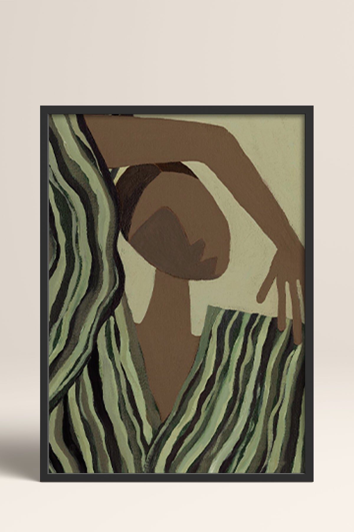 HOMEPACK Ahşap Çerçeveli Tablo Çerçeveli Poster Sanatsal Modern Duvar Dekoru BEK-8324