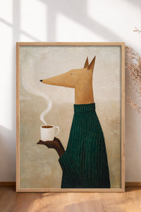 HOMEPACK Ahşap Çerçeveli Tablo Çerçeveli Poster Sanatsal Modern Duvar Dekoru BEK-8325