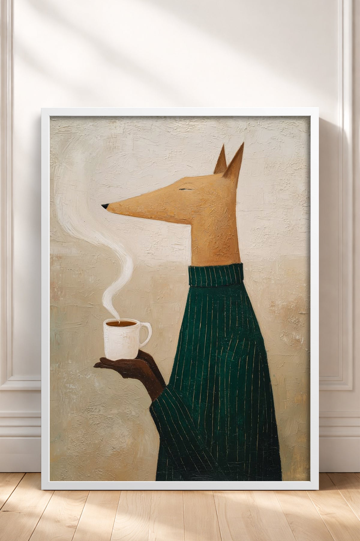 HOMEPACK Ahşap Çerçeveli Tablo Çerçeveli Poster Sanatsal Modern Duvar Dekoru BEK-8325