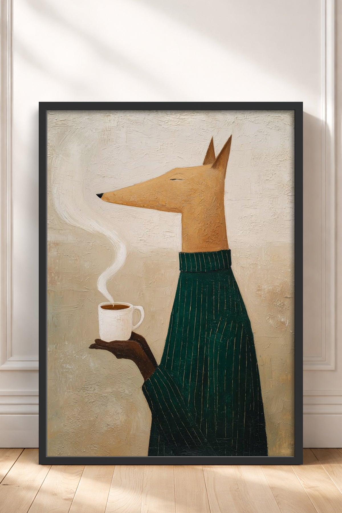 HOMEPACK Ahşap Çerçeveli Tablo Çerçeveli Poster Sanatsal Modern Duvar Dekoru BEK-8325