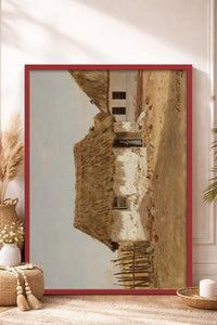HOMEPACK Ahşap Çerçeveli Tablo Çerçeveli Poster Sanatsal Modern Duvar Dekoru BEK-8326