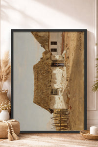 HOMEPACK Ahşap Çerçeveli Tablo Çerçeveli Poster Sanatsal Modern Duvar Dekoru BEK-8326