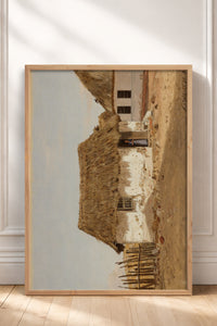 HOMEPACK Ahşap Çerçeveli Tablo Çerçeveli Poster Sanatsal Modern Duvar Dekoru BEK-8326
