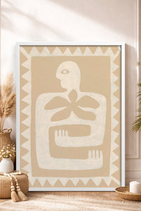 HOMEPACK Ahşap Çerçeveli Tablo Çerçeveli Poster Sanatsal Modern Duvar Dekoru BEK-8327