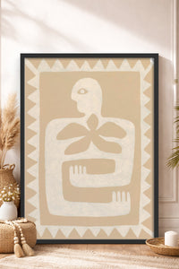 HOMEPACK Ahşap Çerçeveli Tablo Çerçeveli Poster Sanatsal Modern Duvar Dekoru BEK-8327