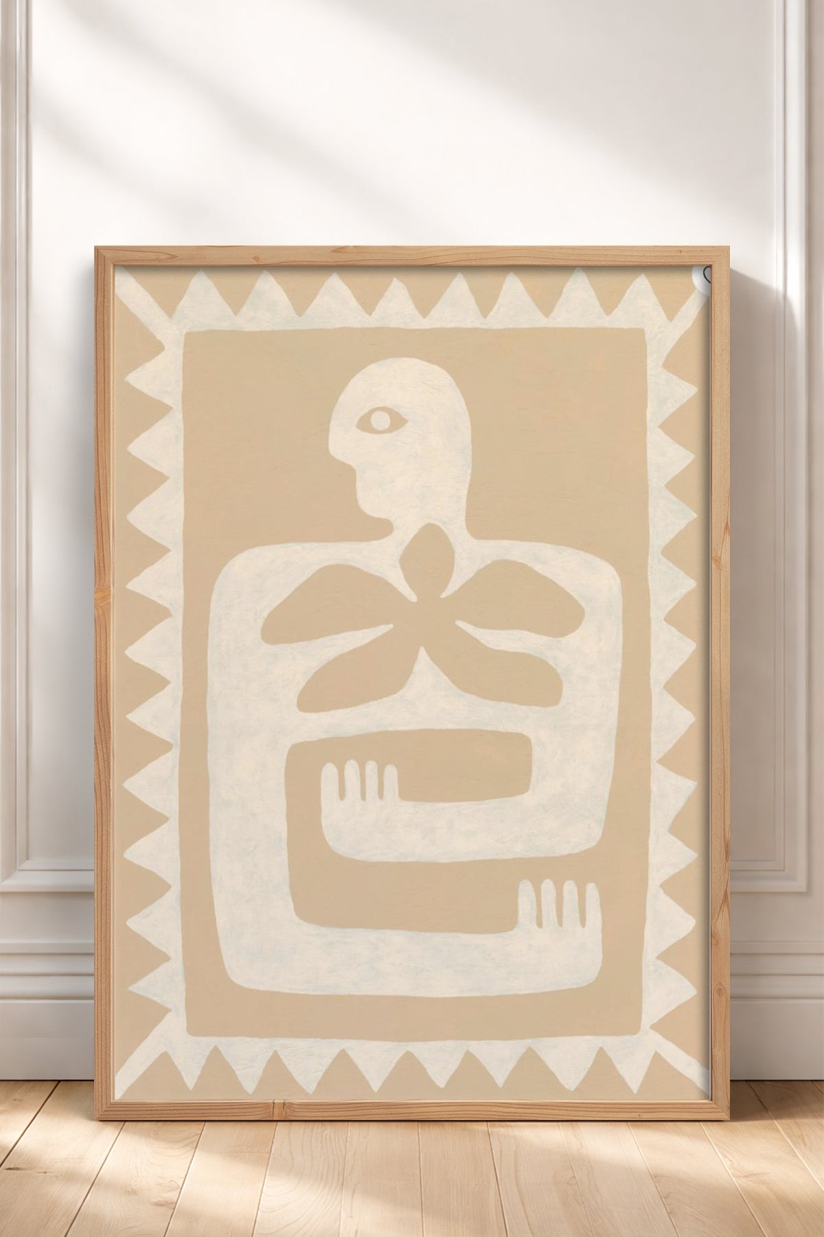 HOMEPACK Ahşap Çerçeveli Tablo Çerçeveli Poster Sanatsal Modern Duvar Dekoru BEK-8327