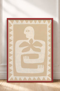 HOMEPACK Ahşap Çerçeveli Tablo Çerçeveli Poster Sanatsal Modern Duvar Dekoru BEK-8327