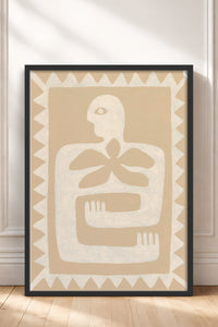 HOMEPACK Ahşap Çerçeveli Tablo Çerçeveli Poster Sanatsal Modern Duvar Dekoru BEK-8327