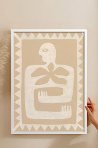 HOMEPACK Ahşap Çerçeveli Tablo Çerçeveli Poster Sanatsal Modern Duvar Dekoru BEK-8327