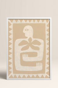 HOMEPACK Ahşap Çerçeveli Tablo Çerçeveli Poster Sanatsal Modern Duvar Dekoru BEK-8327