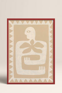 HOMEPACK Ahşap Çerçeveli Tablo Çerçeveli Poster Sanatsal Modern Duvar Dekoru BEK-8327