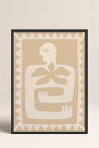 HOMEPACK Ahşap Çerçeveli Tablo Çerçeveli Poster Sanatsal Modern Duvar Dekoru BEK-8327