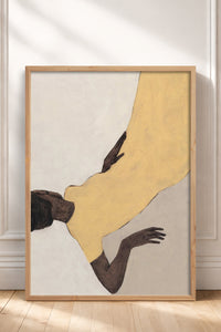 HOMEPACK Ahşap Çerçeveli Tablo Çerçeveli Poster Sanatsal Modern Duvar Dekoru BEK-8328