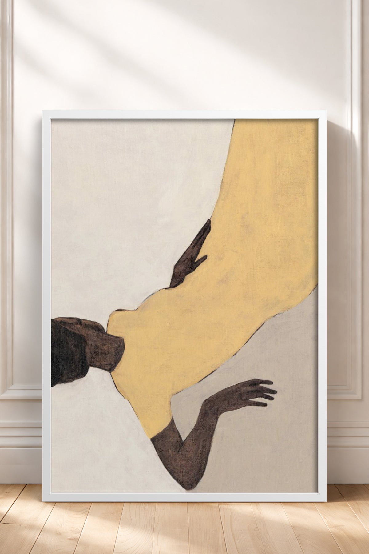 HOMEPACK Ahşap Çerçeveli Tablo Çerçeveli Poster Sanatsal Modern Duvar Dekoru BEK-8328