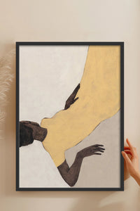 HOMEPACK Ahşap Çerçeveli Tablo Çerçeveli Poster Sanatsal Modern Duvar Dekoru BEK-8328