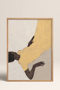 HOMEPACK Ahşap Çerçeveli Tablo Çerçeveli Poster Sanatsal Modern Duvar Dekoru BEK-8328