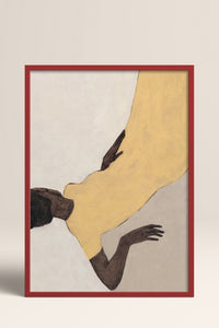 HOMEPACK Ahşap Çerçeveli Tablo Çerçeveli Poster Sanatsal Modern Duvar Dekoru BEK-8328