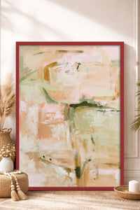 HOMEPACK Ahşap Çerçeveli Tablo Çerçeveli Poster Sanatsal Modern Duvar Dekoru BEK-8329