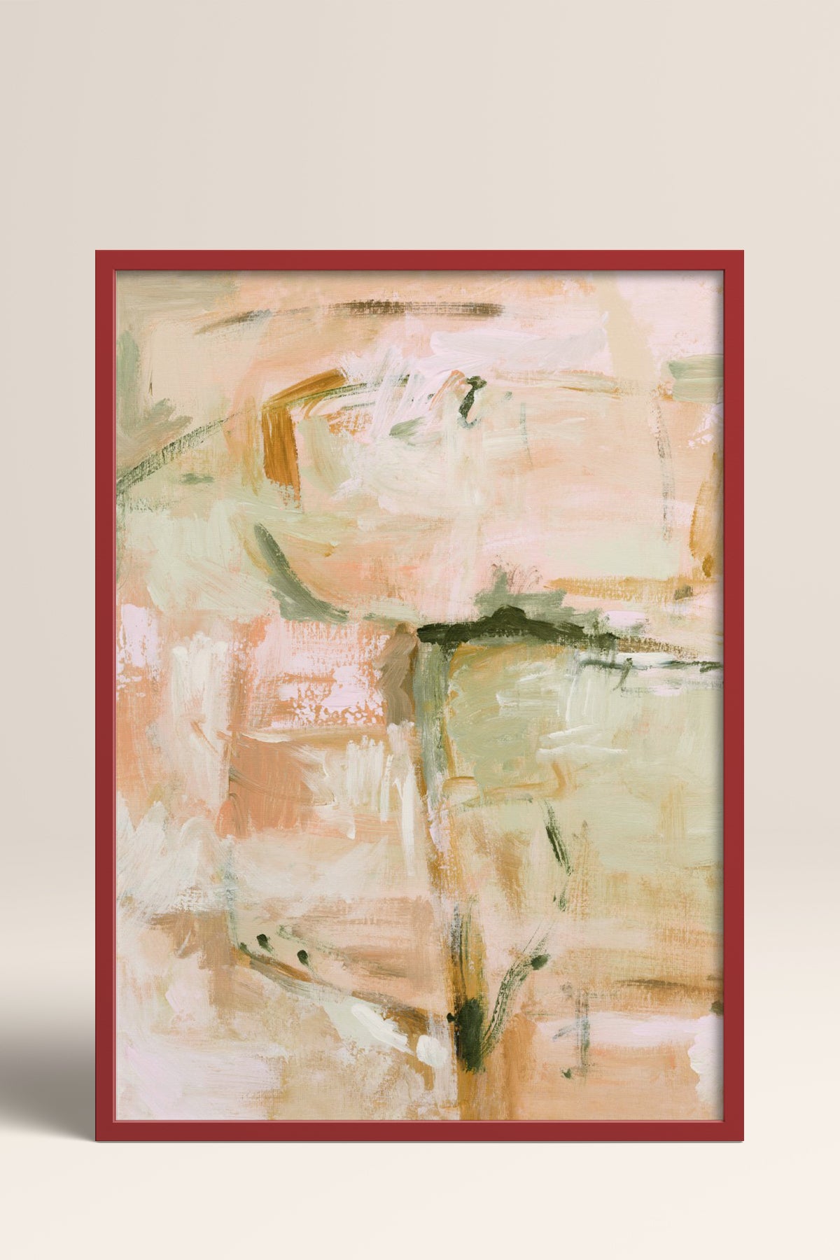 HOMEPACK Ahşap Çerçeveli Tablo Çerçeveli Poster Sanatsal Modern Duvar Dekoru BEK-8329