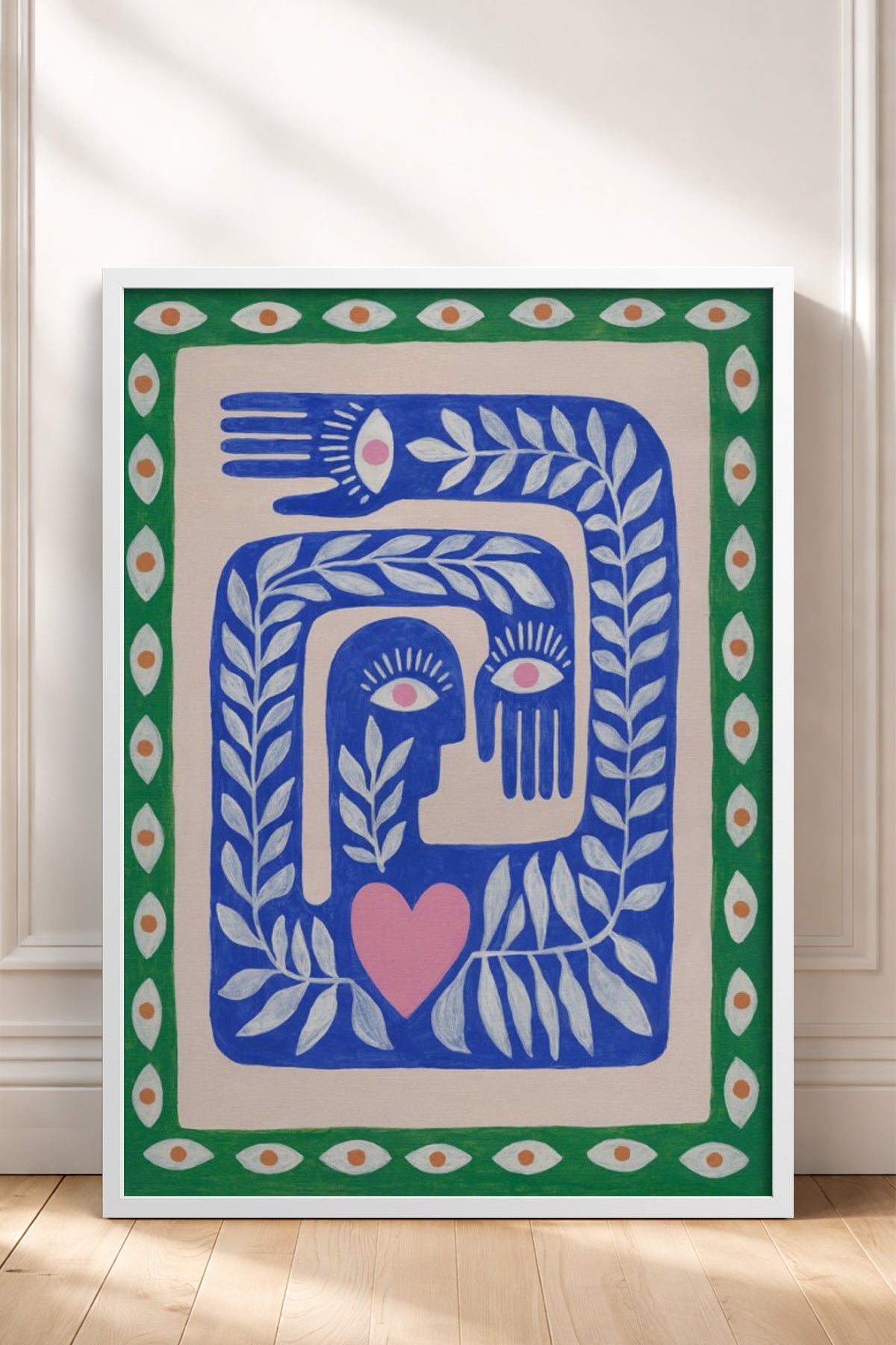 HOMEPACK Ahşap Çerçeveli Tablo Çerçeveli Poster Sanatsal Modern Duvar Dekoru BEK-8330