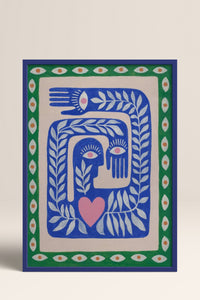 HOMEPACK Ahşap Çerçeveli Tablo Çerçeveli Poster Sanatsal Modern Duvar Dekoru BEK-8330