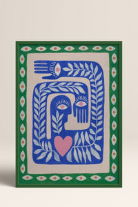 HOMEPACK Ahşap Çerçeveli Tablo Çerçeveli Poster Sanatsal Modern Duvar Dekoru BEK-8330