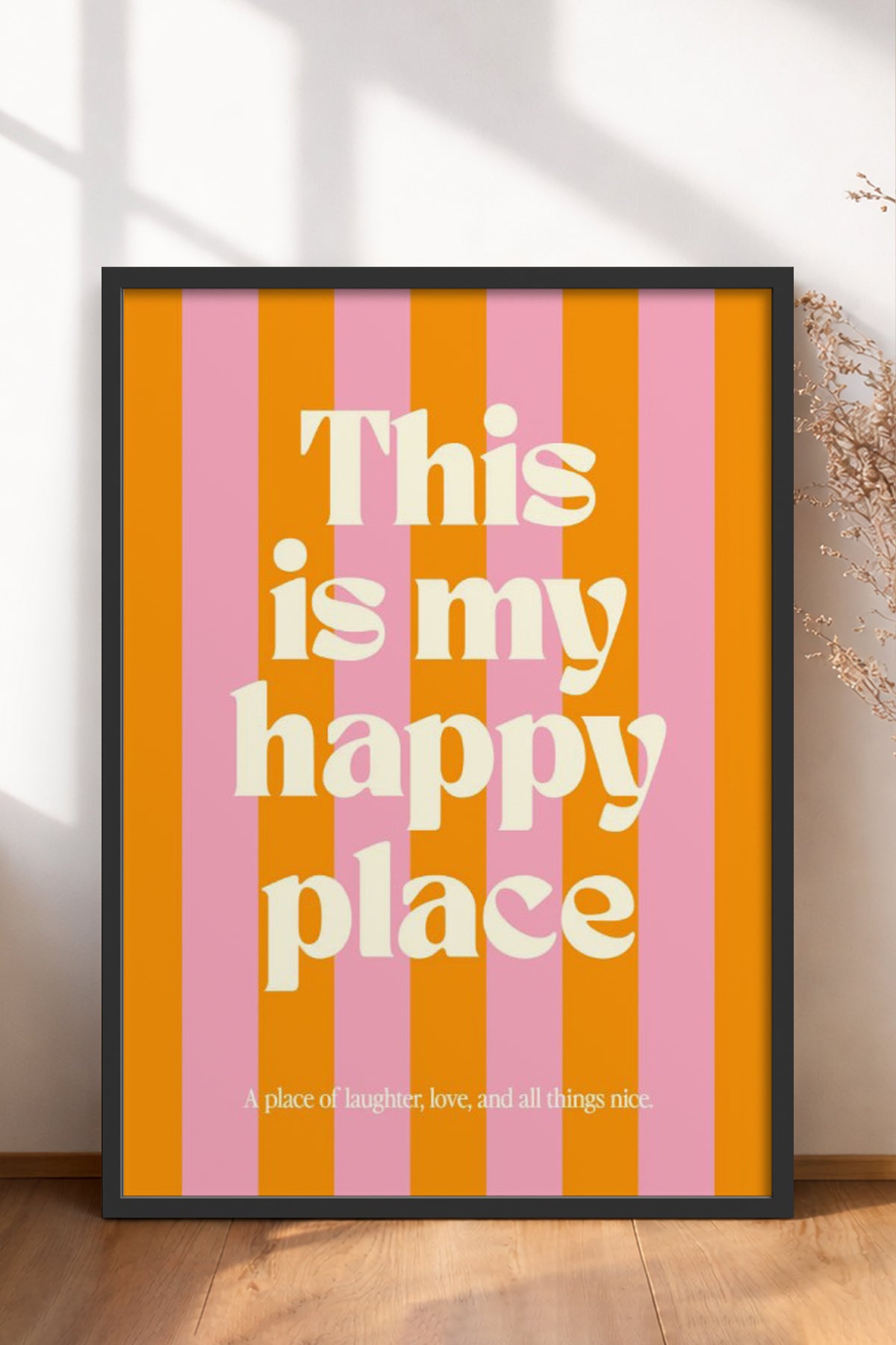 HOMEPACK Ahşap Çerçeveli Tablo Çerçeveli Poster Sanatsal Modern Duvar Dekoru BEK-8331