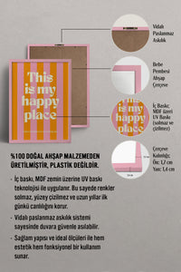 HOMEPACK Ahşap Çerçeveli Tablo Çerçeveli Poster Sanatsal Modern Duvar Dekoru BEK-8331