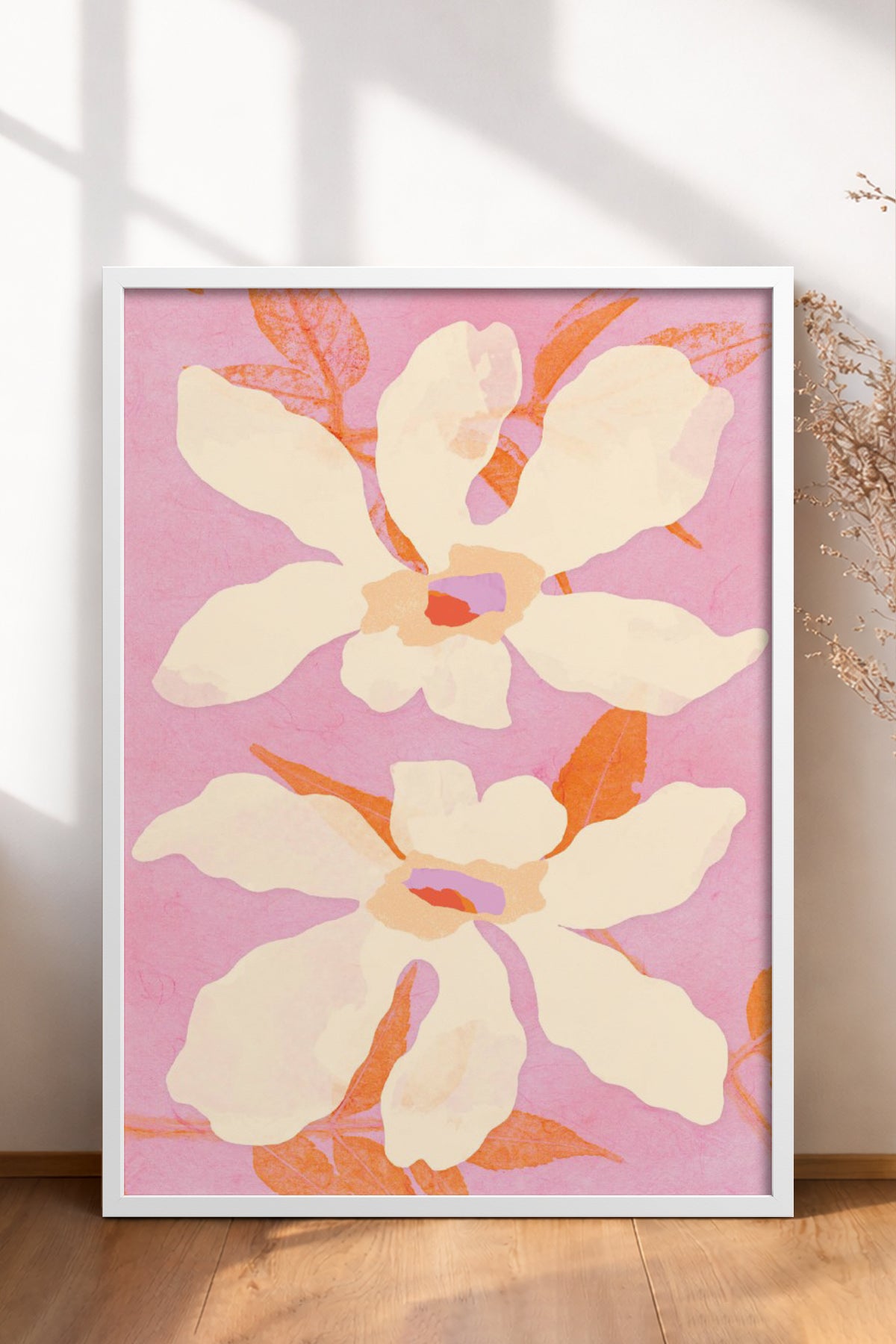 HOMEPACK Ahşap Çerçeveli Tablo Çerçeveli Poster Sanatsal Modern Duvar Dekoru BEK-8333