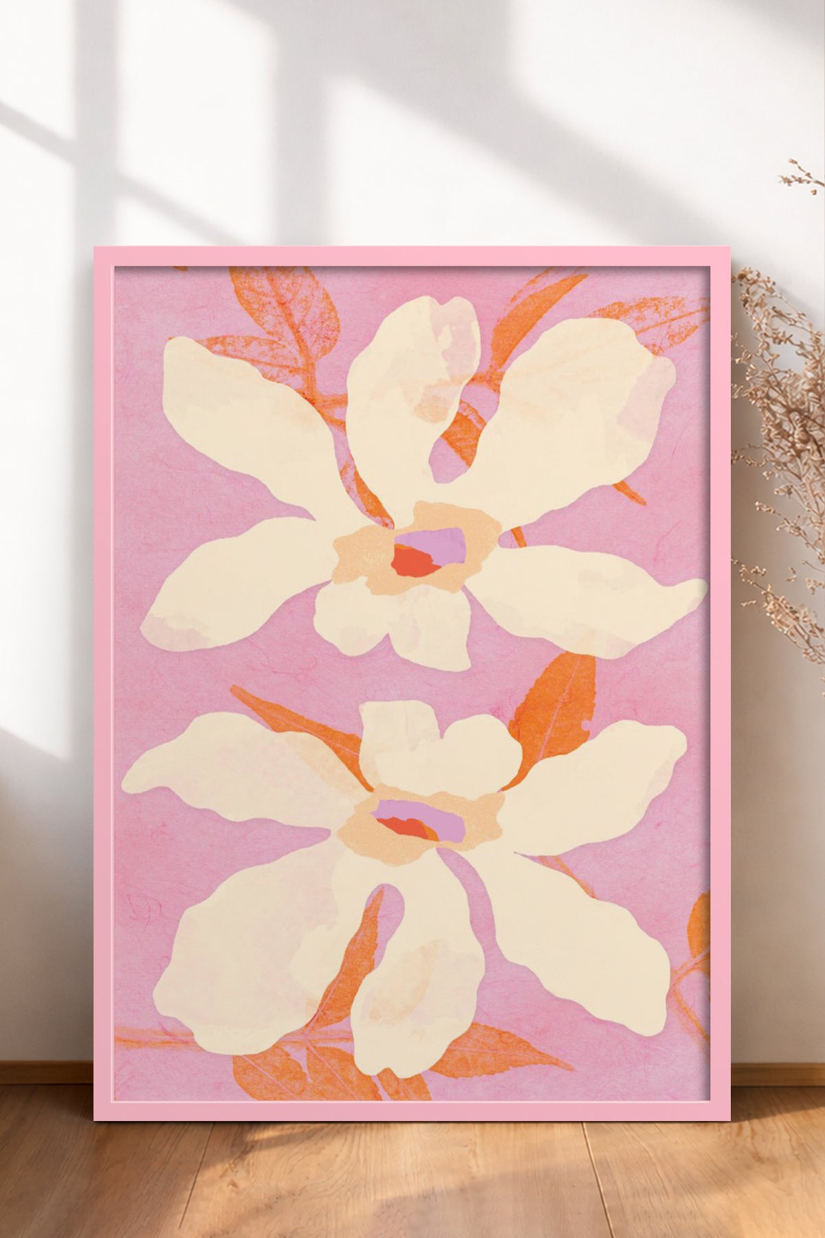 HOMEPACK Ahşap Çerçeveli Tablo Çerçeveli Poster Sanatsal Modern Duvar Dekoru BEK-8333