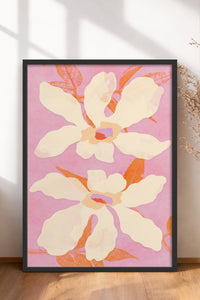 HOMEPACK Ahşap Çerçeveli Tablo Çerçeveli Poster Sanatsal Modern Duvar Dekoru BEK-8333