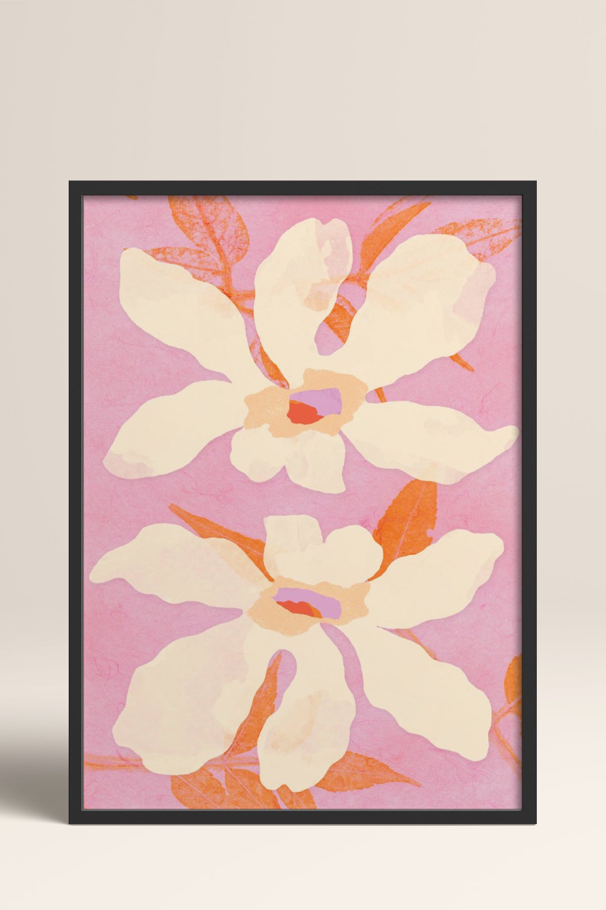 HOMEPACK Ahşap Çerçeveli Tablo Çerçeveli Poster Sanatsal Modern Duvar Dekoru BEK-8333