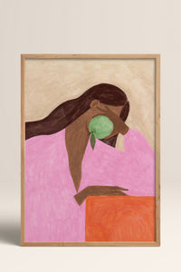 HOMEPACK Ahşap Çerçeveli Tablo Çerçeveli Poster Sanatsal Modern Duvar Dekoru BEK-8334