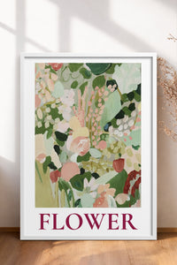 HOMEPACK Ahşap Çerçeveli Tablo Çerçeveli Poster Sanatsal Modern Duvar Dekoru BEK-8335