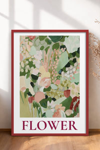 HOMEPACK Ahşap Çerçeveli Tablo Çerçeveli Poster Sanatsal Modern Duvar Dekoru BEK-8335